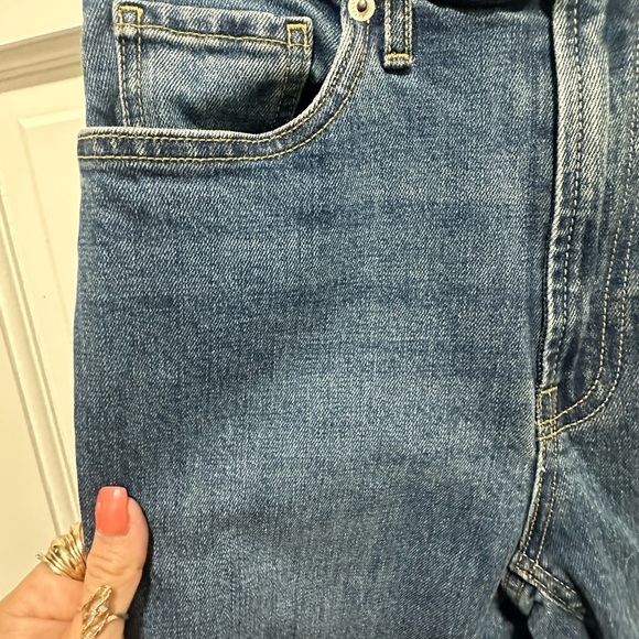 Everlane Women's The Original Cheeky Straight Leg Jeans in Deep Blue Size 25 - Picture 5 of 6